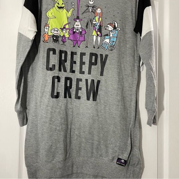 Disney's Nightmare Before Christmas Pajama Sleep Shirt Creepy Crew Size M - Picture 4 of 11
